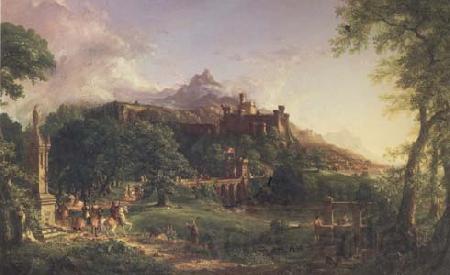Thomas Cole The Departure (mk13) Norge oil painting art